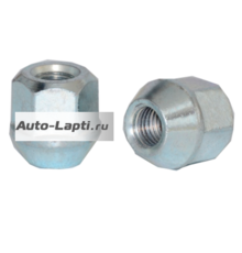 Гайка M12x1,25 (23) hex17 открытая, конус цинк (ИТАЛИЯ) 303365Z CF