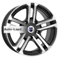 K&K 7x16/5x139,7 ET5 D98 Палладика (КС591М) Алмаз черный