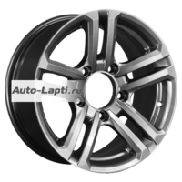 K&K 7x16/5x139,7 ET5 D98 Палладика (КС591М) Дарк платинум