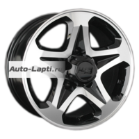 LS 7x16/5x139,7 ET5 D108,5 774 BKF (конус, Колпак+лого)